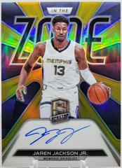 Jaren Jackson Jr. [Gold] Basketball Cards 2021 Panini Spectra In The Zone Autographs Prices