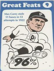 Max Carey [Blue Border] Baseball Cards 1972 Laughlin Great Feats Prices