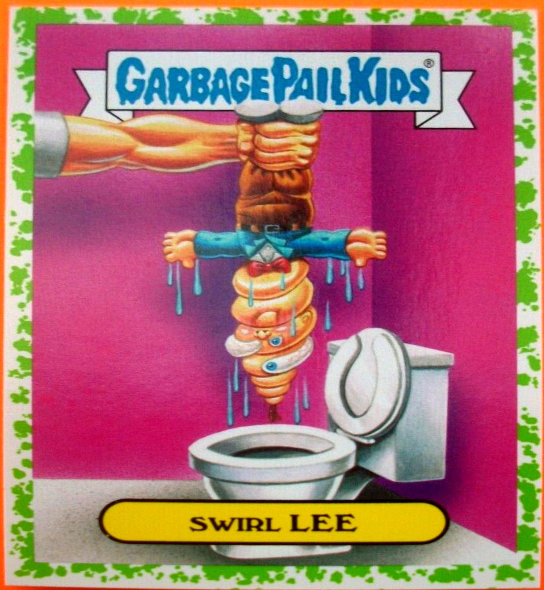 Swirl LEE [Green] #3b Garbage Pail Kids American As Apple Pie