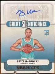 Bryce McGowens #GS-BYM Basketball Cards 2022 Panini Hoops Great SIGnificance Autographs Prices