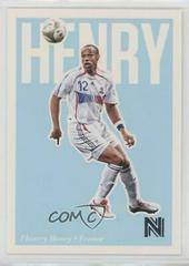 Thierry Henry #18 Soccer Cards 2017 Panini Nobility Prices