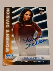 Alyse Ashton [Orange] Wrestling Cards 2021 Topps WWE Women's Division Autographs Prices