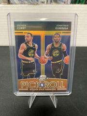 Jonathan Kuminga, Stephen Curry [Gold] #5 Basketball Cards 2021 Panini Contenders Optic Pick n Roll Prices