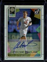 Christine Sinclair [Silver Autograph] #203 Soccer Cards 2023 Donruss FIFA Women's World Cup Prices