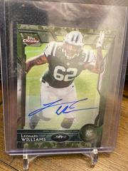 Leonard Williams [Autograph Red Refractor] Football Cards 2015 Topps Chrome Mini Prices