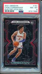 Cade Cunningham [Red] #151 Basketball Cards 2021 Panini Obsidian Prices