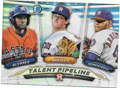 Forrest Whitley, Rogelio Armenteros, Yordan Alvarez Baseball Cards 2018 Bowman Talent Pipeline Chrome Prices