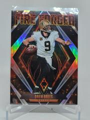 Drew Brees Football Cards 2022 Panini Phoenix Fire Forged Prices