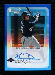Khris Davis [Blue Refractor Autograph] #BCP163 Baseball Cards 2011 Bowman Chrome Prospects Prices