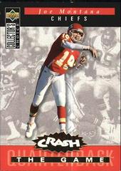 Joe Montana [Gold] Football Cards 1994 Collector's Choice Crash the Game Prices