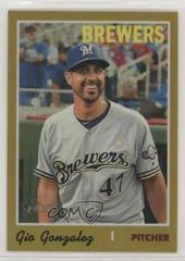 Gio Gonzalez [Gold Refractor] Baseball Cards 2019 Topps Heritage Prices