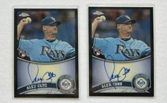 Alex Cobb [Black Refractor Autograph] #207 Baseball Cards 2011 Topps Chrome Prices