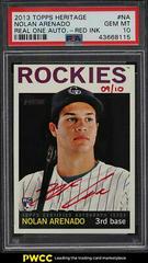 Nolan Arenado [Red Ink] Baseball Cards 2013 Topps Heritage Real One Autographs Prices