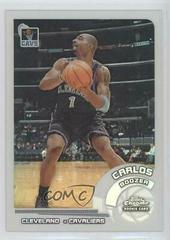 Carlos Boozer [White Refractor] #127 Basketball Cards 2002 Topps Chrome Prices