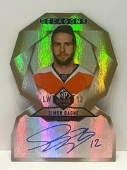 Simon Gagne [Gold Autograph] Hockey Cards 2020 SP Signature Edition Legends Decagons Prices