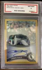 Chris Sale [Gold Refractor Autograph] #205 Baseball Cards 2011 Topps Chrome Prices