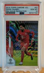 Serge Gnabry [Red Wave Refractor] Soccer Cards 2019 Topps Chrome UEFA Champions League Prices