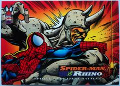 Spider-Man VS Rhino Marvel 1994 Fleer Amazing Spider-Man Prices