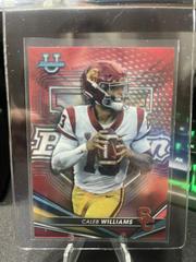 Caleb Williams [Red] #1 Football Cards 2022 Bowman's Best University Prices