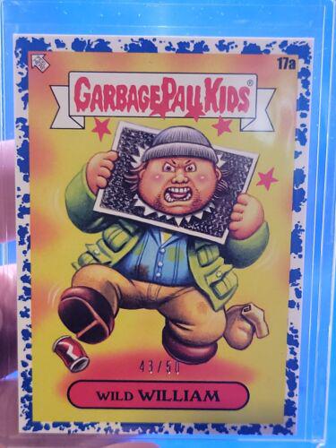 Wild WILLIAM [Blue] #17a Garbage Pail Kids X View Askew