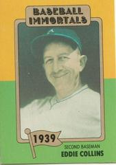 Eddie Collins #18 Baseball Cards 1980 Baseball Immortals Prices