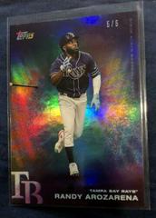 Randy Arozarena [Tye Dye Glitter] #142 Baseball Cards 2022 Topps X Steve Aoki Prices