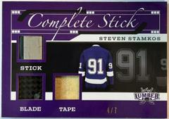 Steven Stamkos [Purple] Hockey Cards 2021 Leaf Lumber Complete Stick Prices