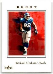 Michael Strahan #30 Football Cards 2003 Fleer Avant Prices