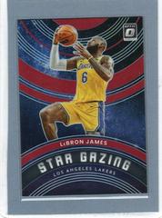 LeBron James [Red Gold Wave] #12 Basketball Cards 2022 Panini Donruss Optic Star Gazing Prices