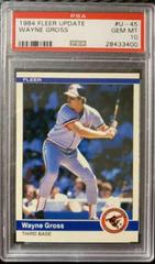 Wayne Gross Baseball Cards 1984 Fleer Update Prices