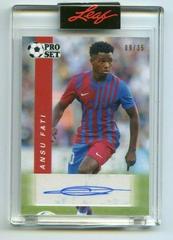 Ansu Fati [Red] Soccer Cards 2022 Pro Set Autographs Prices