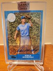 Dale Murphy [Blue] #87TBA-DMU Baseball Cards 2022 Topps Clearly Authentic 1987 Autographs Prices