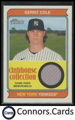 Gerrit Cole #CCR-GC Baseball Cards 2023 Topps Heritage Clubhouse Collection Relics Prices