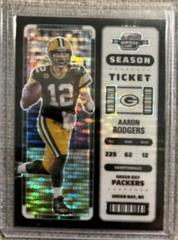 Aaron Rodgers [Black Pulsar] #23 Football Cards 2022 Panini Contenders Optic Prices
