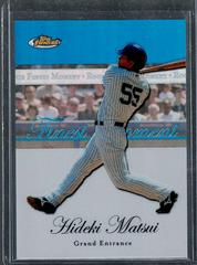 Hideki Matsui [Blue Refractor] #RFMHM Baseball Cards 2007 Finest Rookie Moments Prices