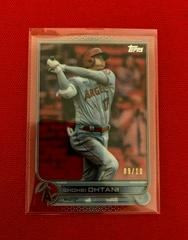 Shohei Ohtani [Clear] #1 Baseball Cards 2022 Topps Prices