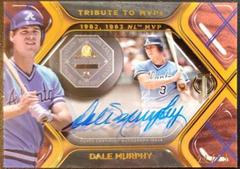 Dale Murphy [Orange] #TTM-DM Baseball Cards 2022 Topps Tribute to MVPs Autographs Prices
