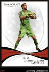 Jan Oblak Soccer Cards 2018 Panini Immaculate Prices