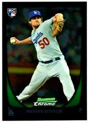 Nathan Eovaldi #79 Baseball Cards 2011 Bowman Chrome Draft Prices