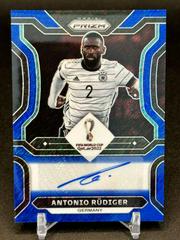Antonio Rudiger [Blue Shimmer] #S-ARU Soccer Cards 2022 Panini Prizm World Cup Signatures Prices