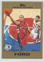 T.J. Ford Basketball Cards 2007 Topps Prices