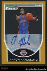 Arron Afflalo [Gold Refractor Autograph] #122 Basketball Cards 2007 Bowman Chrome Prices