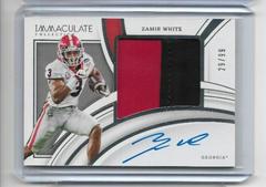 Zamir White #PP13 Football Cards 2022 Panini Immaculate Collegiate Premium Rookie Patch Autographs Prices