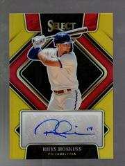 Rhys Hoskins [Gold] #S-RH Baseball Cards 2022 Panini Select Signatures Prices
