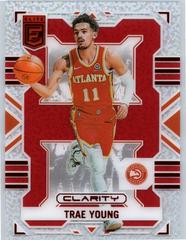 Trae Young [Asia Red] Basketball Cards 2022 Panini Donruss Elite Clarity Prices
