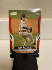 Ryan Weathers [Red] Baseball Cards 2021 Panini Chronicles Score Prices