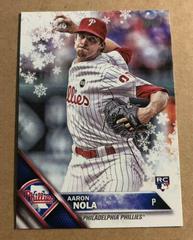 Aaron Nola #HMW45 Baseball Cards 2016 Topps Holiday Prices
