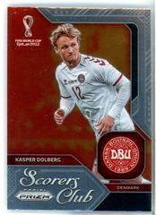 Kasper Dolberg Soccer Cards 2022 Panini Prizm World Cup Scorers Club Prices