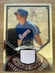 Michael Young [Jersey] #BS-MY Baseball Cards 2007 Bowman Sterling Prices