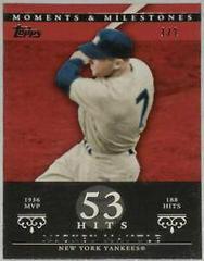 Mickey Mantle #MMS29 Baseball Cards 2007 Topps Moments & Milestones Prices